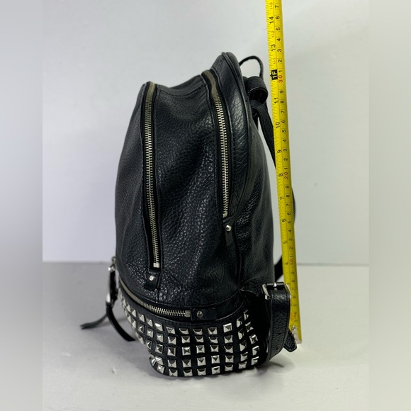 Michael Kors Medium Studded Pebbled Leather Backpack - Picture 5 of 8